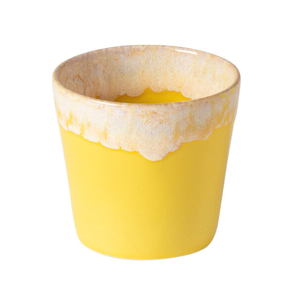 Costa Nova Lungo Becher Grespresso, Gelb, 210 ml, Tasse für Caffè Lungo, 8 x 7,5 cm