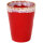 Costa Nova Lungo Latte Becher Grespresso, Rot, 380 ml, Tasse für Latte Macchiato, 9 x 11,5 cm
