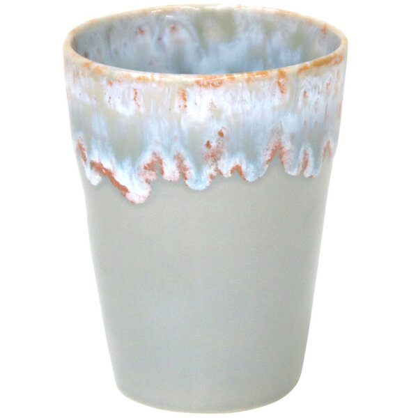 Costa Nova Lungo Latte Becher Grespresso, Grau / Sand, 380 ml, Tasse für Latte Macchiato, 9 x 11,5 cm