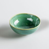 Schale aus Feinsteinzeug, rund, green / grün, small,...