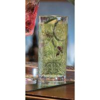 Longdrinkglas mit Ornament, RCR Cristalleria Italiana,...