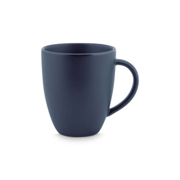 Tasse Becher mit Henkel, Dunkelblau, Mattes Design, 250 ml, 9,4 x 8 cm