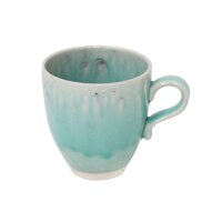 Tasse Becher mit Henkel, Aqua / Blau, Costa Nova, Madeira...