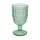 Weinglas, Wasserglas Vintage mit Ornament, Grün, 270 ml, Tognana, Linea Solange, 14,5 x 8 cm
