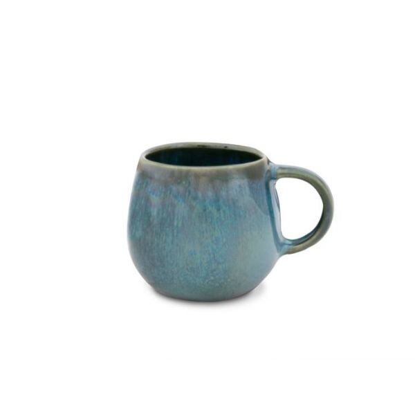 Espressotasse grün, handgemacht, 5.3 cm, Amazonia,Terrafina