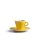 Espresso Tasse mit Untertasse, Gardenia, 65 ml, Gelb, Clubhouse, 5,7 x 6,2 cm,