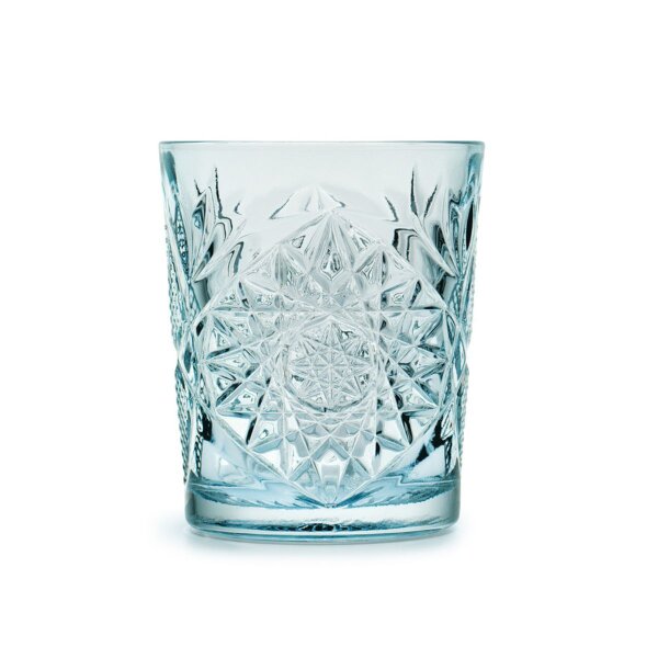 Tumbler mit Ornament, Hobstar Sky Blue, Hell Blau, 355 ml 10,7 x 8,9 cm, Onis (Libbey)