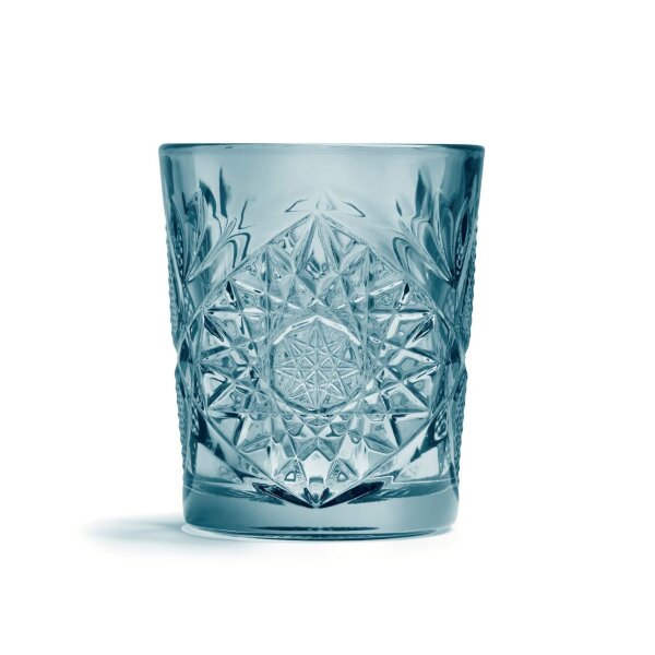 Tumbler mit Ornament, Hobstar Blue, Blau, 355 ml 10,7 x 8,9 cm, Onis (Libbey)