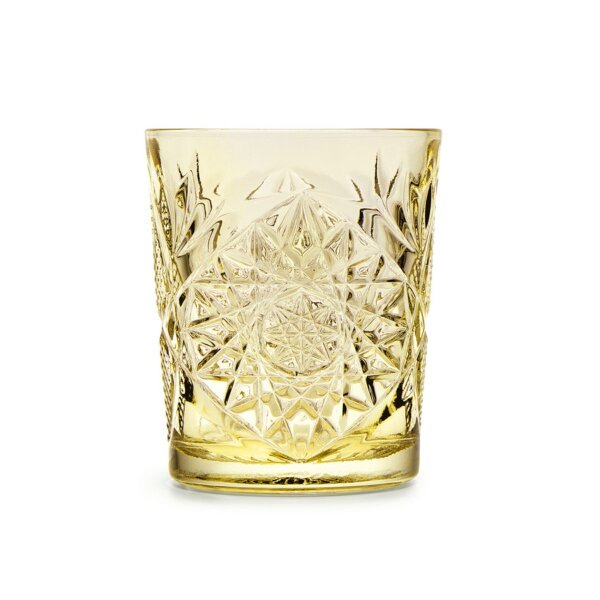 Tumbler mit Ornament, Hobstar Pale Yellow, Gelb, 355 ml 10,7 x 8,9 cm, Onis (Libbey)