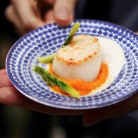 Teller für Gebäck, Kuchen oder Beilagen, Langenthal Points Blue, 16 cm, G. Benedikt