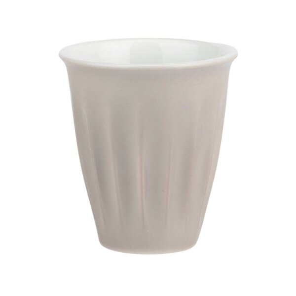 Espresso Tasse Becher, Optimo Ash Ribbed Double Espresso, 15 cl, G. Benedikt