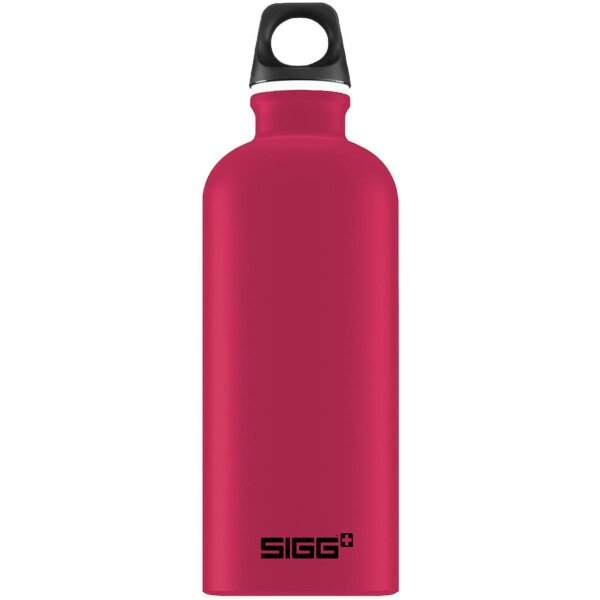 SIGG Trinkflasche Traveller Deep Magenta, Lila, 0,6 l, Aluminium, 8776.70