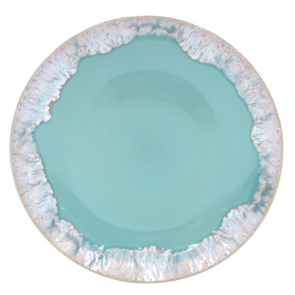 Teller, Speiseteller, Taormina Aqua, 27 cm, Casafina (by Costa Nova)