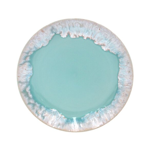 Teller für Frühstück, Salat oder Dessert, Mittel, Taormina Aqua, 21 cm, Casafina (by Costa Nova)