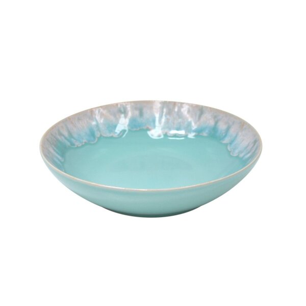 Teller für Suppe oder Pasta, Tiefer Teller, Taormina Aqua, 21,5 cm, Casafina (by Costa Nova)