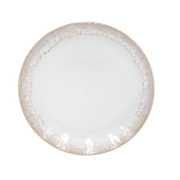 Teller für Frühstück, Salat oder Dessert, Mittel, Taormina Weiß, 21 cm, Casafina (by Costa Nova)