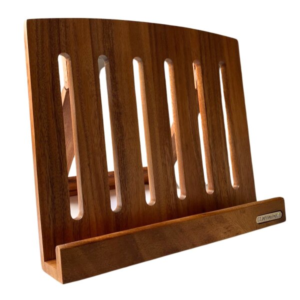 Kochbuchhalter aus Akazienholz, 28 x 24 x 6 cm, Continenta