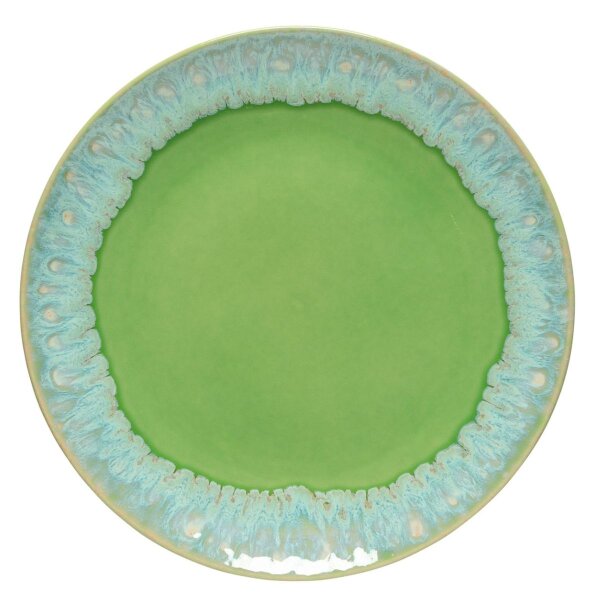 Teller, Speiseteller, Taormina Lime Green, Grün, 27 cm, Casafina (by Costa Nova)