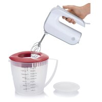 Rührbecher mit Deckel "Helena", 1,4 l, rot, Westmark