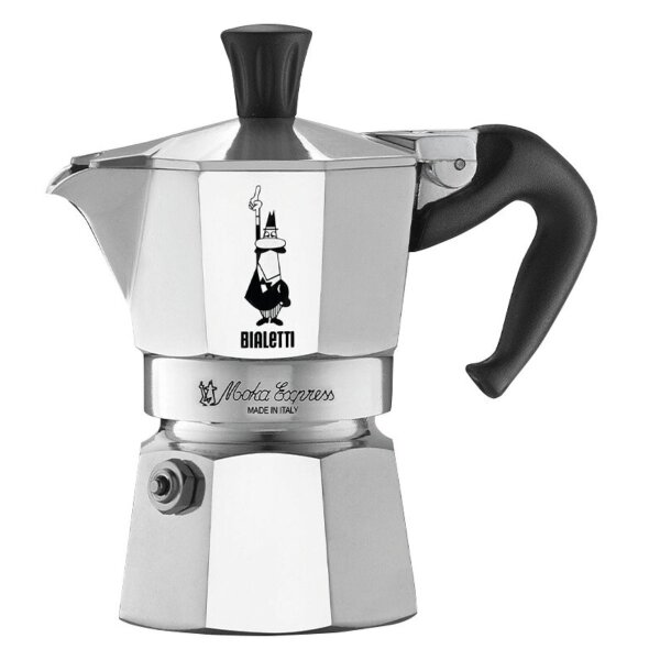 Bialetti Moka Express, Aluminium-Espressokocher für 2 Tassen