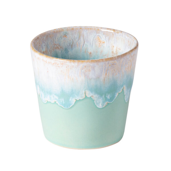 Costa Nova Lungo Becher Grespresso, Aqua hellblau, 210 ml, Tasse für Caffè Lungo, 8 x 7,5 cm