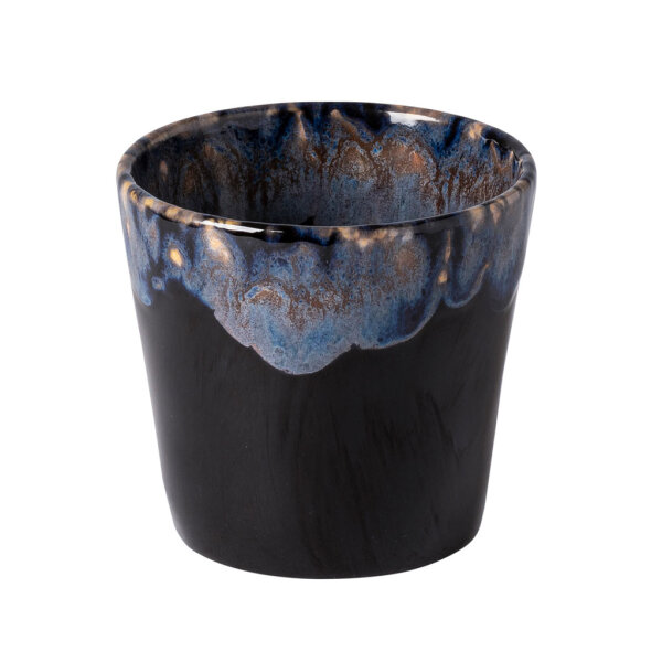 Costa Nova Lungo Becher Grespresso, Schwarz, 210 ml, Tasse für Caffè Lungo, 8 x 7,5 cm